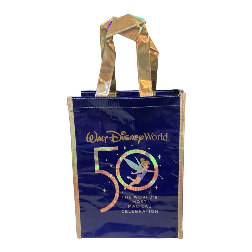Walt Disney World 50th‎ Anniversary Reusable Handle Shopping Tote Bag 9x12